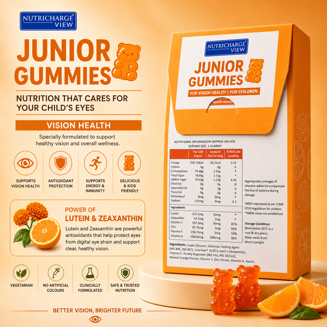 Nutricharge View Junior Gummies